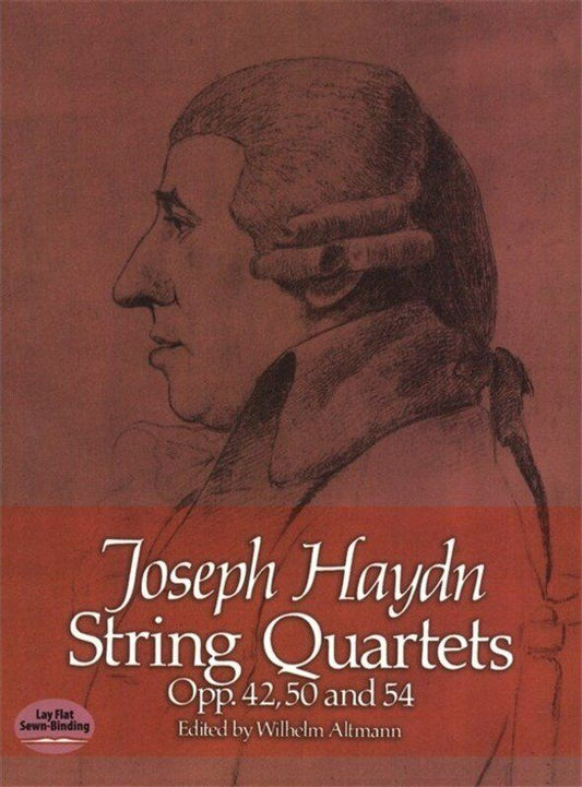 Haydn - String Quartets Op. 42, 50 & 54 Full Score, 240 Pages, Dover Publications