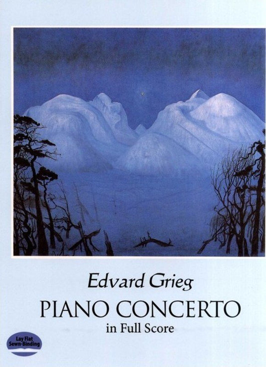 Grieg - Piano Concerto Full Score by Edvard Grieg, Dover Publications, 96 Pages