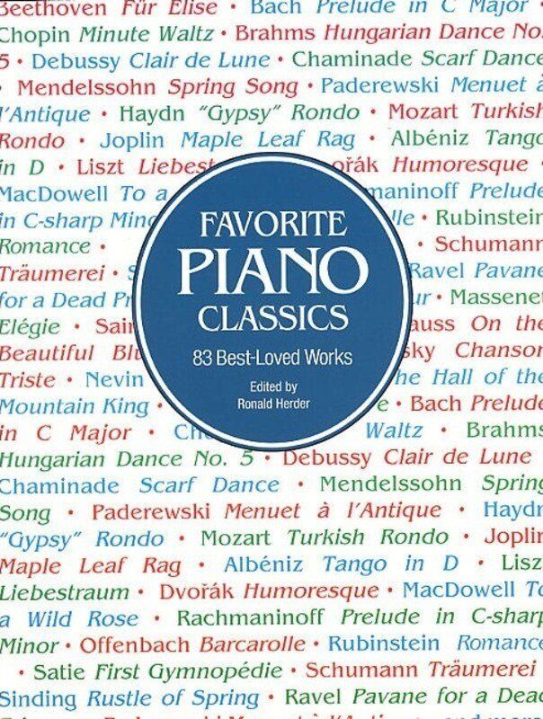 Favourite Piano Classics - 240 Pages of Best-Loved Pieces for Intermediate Players