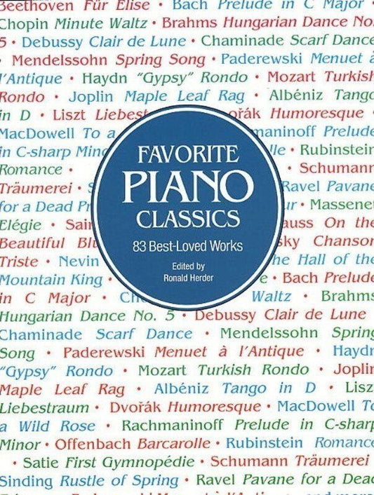 Favourite Piano Classics - 240 Pages of Best-Loved Pieces for Intermediate Players