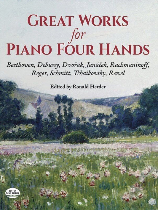 Great Works for Piano Four Hands - 42 Selected Pieces for Piano Duet by Dover Publications, 224 Pages