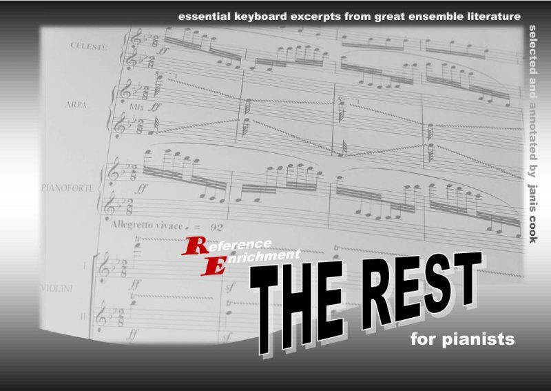 The Rest for Pianists by Cook and Co - 48 Keyboard Excerpts for Collaborative Repertoire, 120 Pages, Spiral Bound