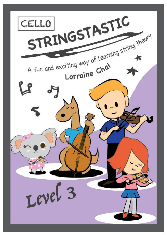 Stringstastic Level 3 Cello 2nd Edition - Cello Sheet Music and Method Book for Ages 6-10