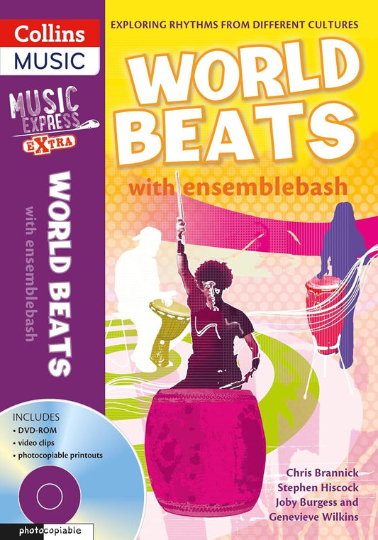World Beats Book and CD: World Percussion Teaching Resource with Step-by-Step Instructions and Downloadable Demonstrations