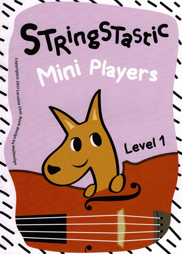 Stringstastic Mini Level 1 Violin Method Book for Ages 4-7