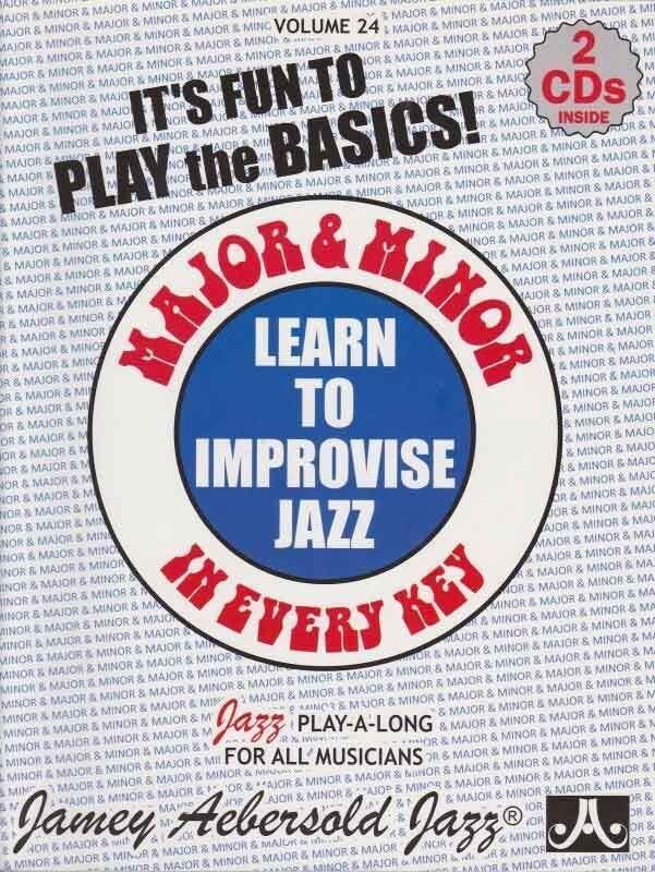 Major & Minor in Every Key - Volume 24 (BK/2CDs) by Jamey Aebersold
