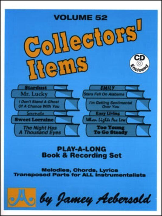 Collectors Items Volume 52 - Jamey Aebersold Jazz - Lead Sheet - All Instruments