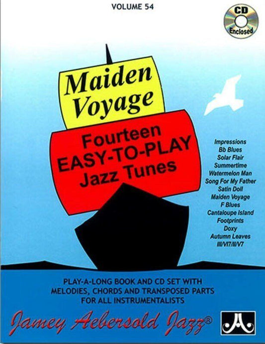 Maiden Voyage Volume 54 Lead Sheet by Jamey Aebersold Jazz for All Instruments