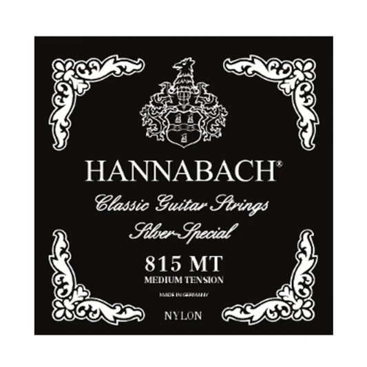 Hannabach 815MT Silver Special Set - Medium Tension Classical Guitar Strings