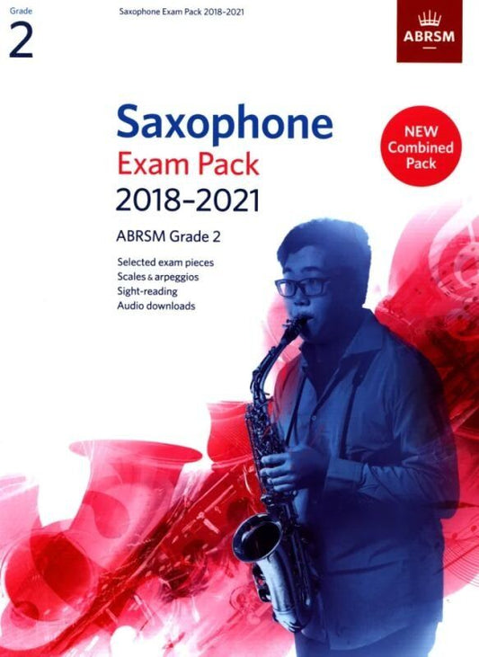 Saxophone Exam Pack 2018-2021 Grade 2 by ABRSM