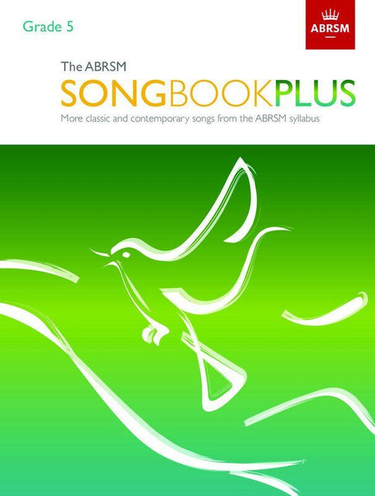 ABRSM Songbook Plus Grade 5 for Voice, 64 Pages, Features Diverse Repertoire and Notes for Practice and Performance