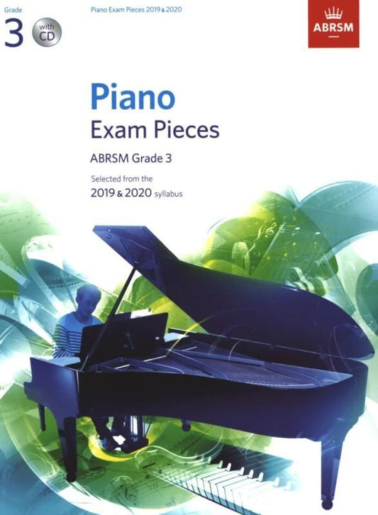 ABRSM Piano Exam Pieces 2019-2020 Grade 3 Book with CD