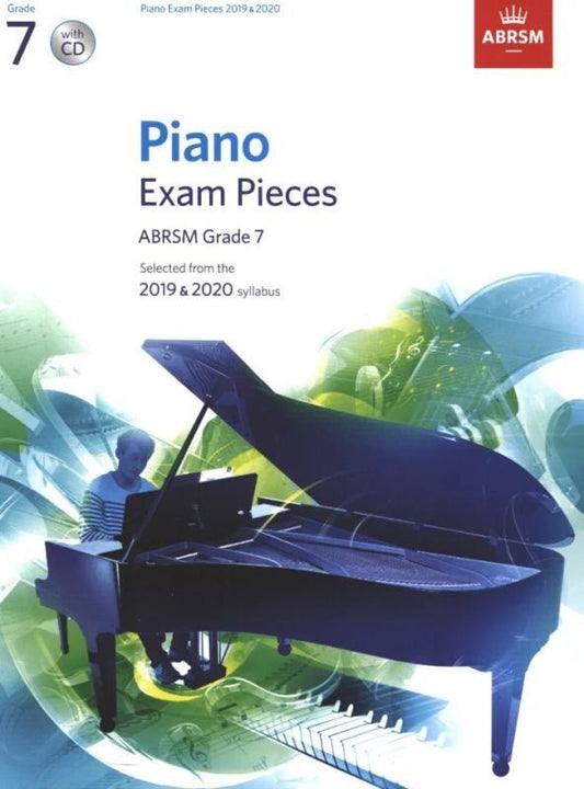 Piano Exam Pieces 2019-2020 Grade 7 with CD by ABRSM