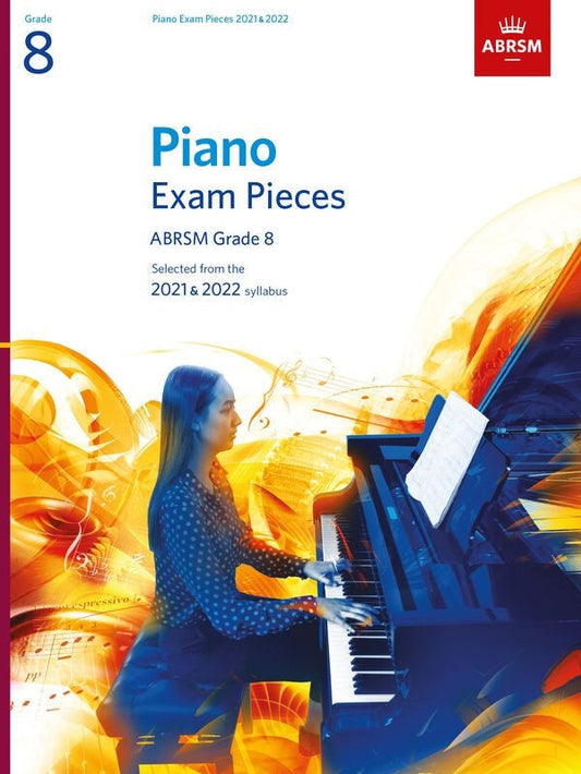 ABRSM Piano Exam Pieces Grade 8 2021-22 Sheet Music Book