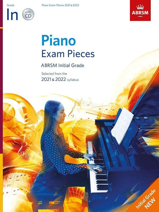 Piano Exam Pieces 2021-2022 ABRSM Initial Grade Book with CD