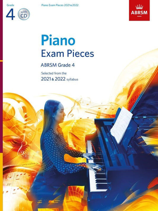 ABRSM Piano Exam Pieces Grade 4 2021-22 Book with CD