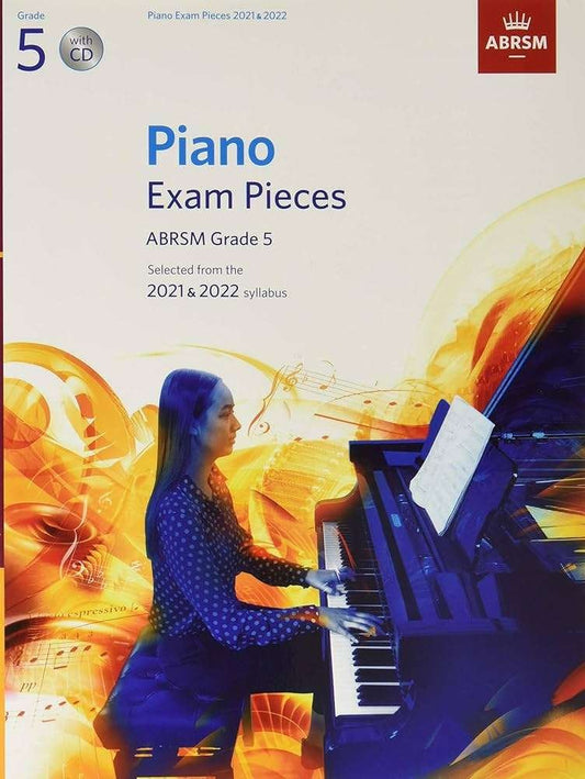Piano Exam Pieces 2021-2022 ABRSM Grade 5 Book with CD