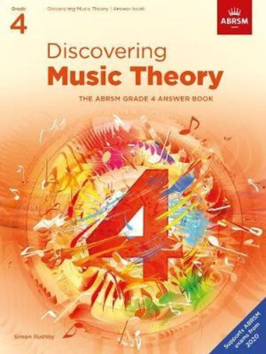 ABRSM Discovering Music Theory Grade 4 Answers Workbook