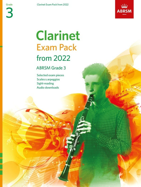 ABRSM Clarinet Exam Pack From 2022 Grade 3 Bk/Ola Sftcvr/Online Audio (Clarinet)