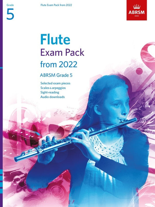 ABRSM Flute Exam Pack From 2022 Grade 5 Bk/Ola Sftcvr/Online Audio (Flute)