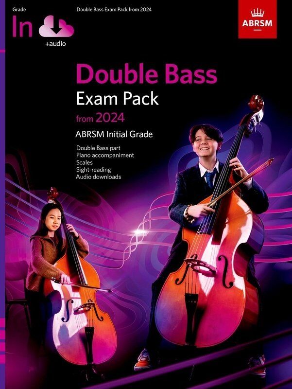 Double Bass Exam Pack 2024 Initial Grade - ABRSM