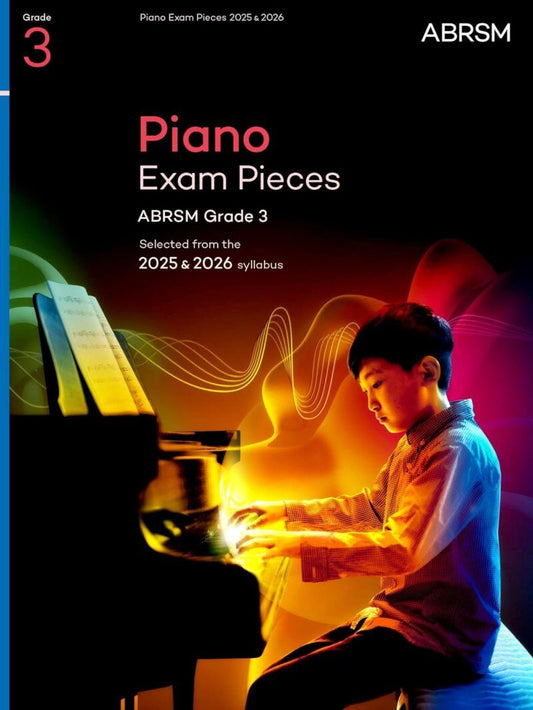 ABRSM Piano Exam Pieces 2025-2026 Grade 3 Book
