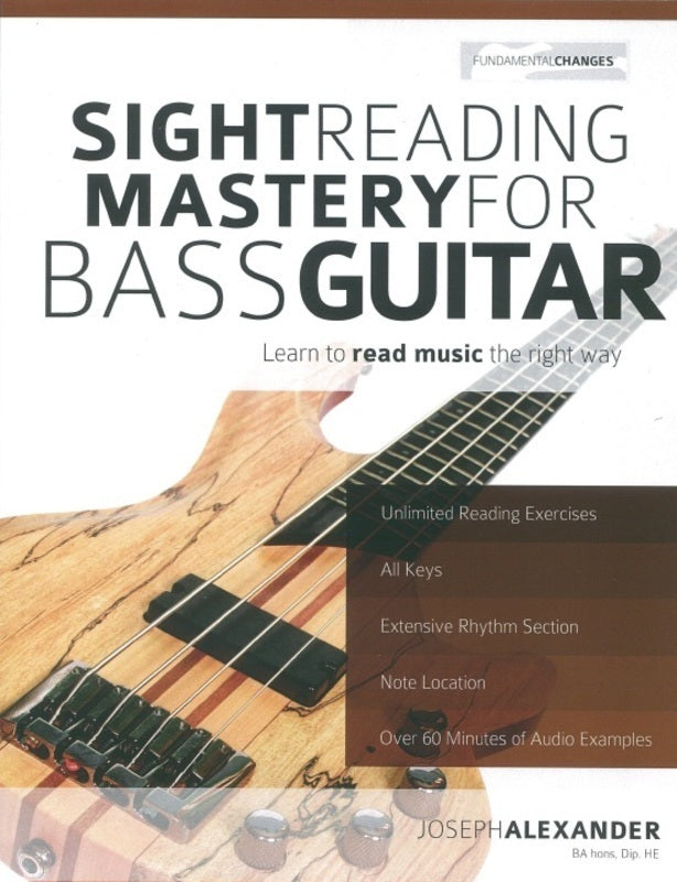 Sight Reading Mastery For Bass Guitar Softcover Book (Bass Guitar)