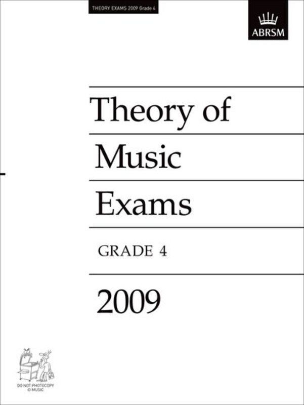 ABRSM Theory of Music Exam Papers Grade 4 2009 - 32 Pages
