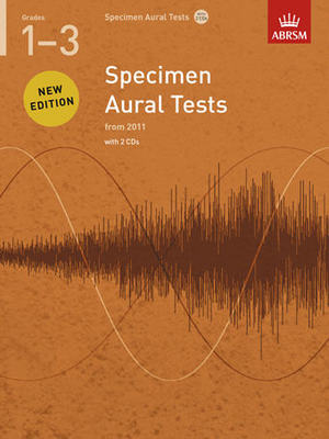 ABRSM Specimen Aural Tests Grade 1-3 Book with CD