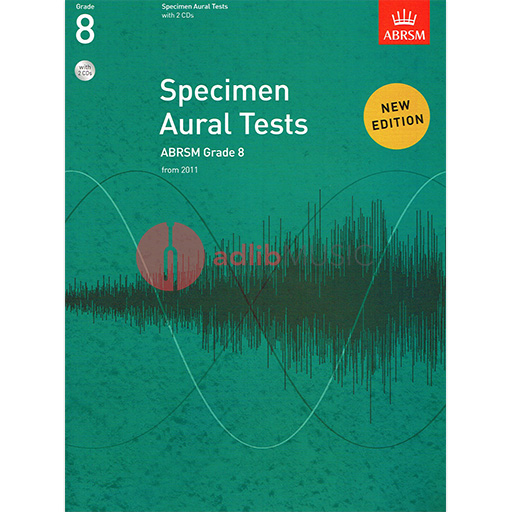 ABRSM Specimen Aural Tests Grade 8 Book with CD — view 2