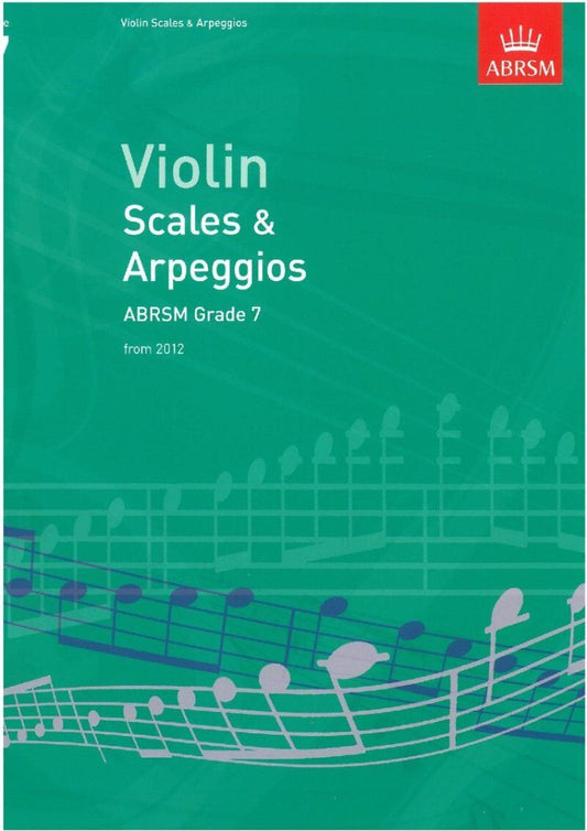 ABRSM Violin Scales & Arpeggios Grade 7 2012 Edition