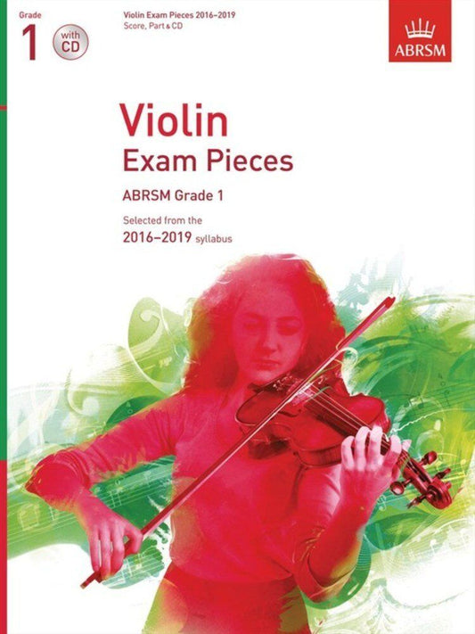 Violin Exam Pieces Grade 1 2016-2019 ABRSM with Piano Accompaniment and CD