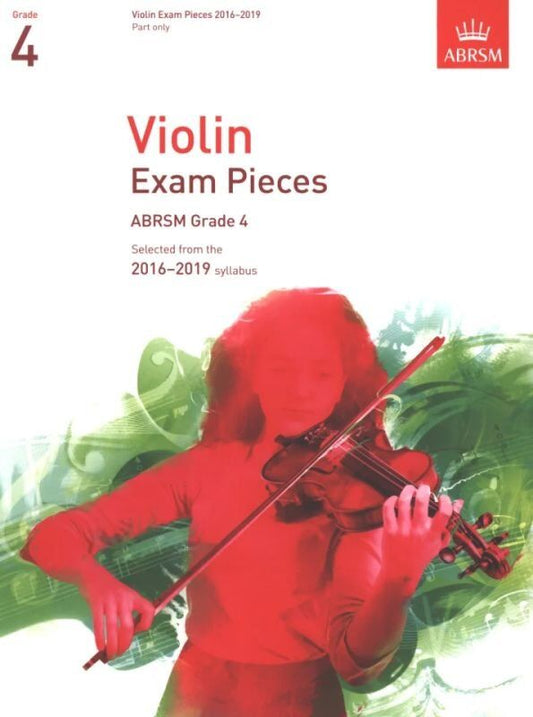 Violin Exam Pieces Grade 4 2016-2019 ABRSM