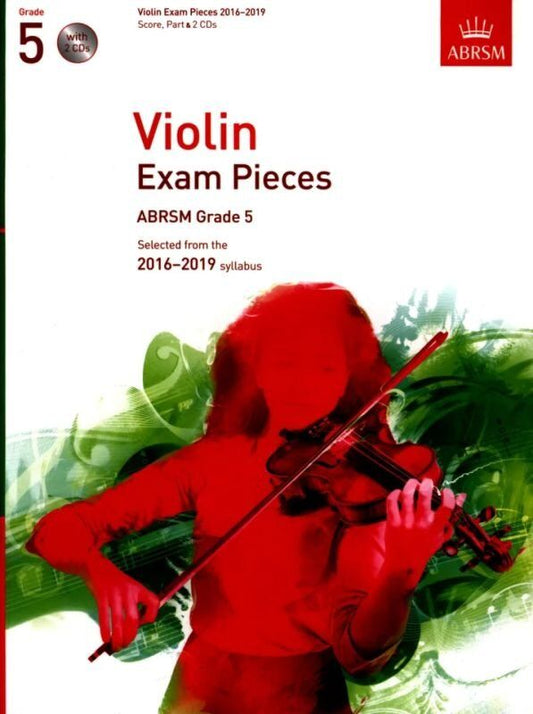 Violin Exam Pieces Grade 5 2016-2019 ABRSM VLN/PNO/CD