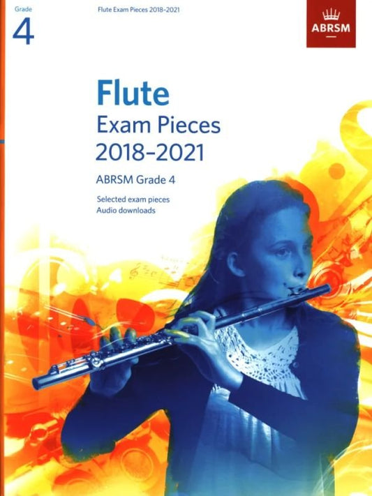 Flute Exam Pieces 2018–2021, Grade 4 — Book/Online Audio (ABRSM)