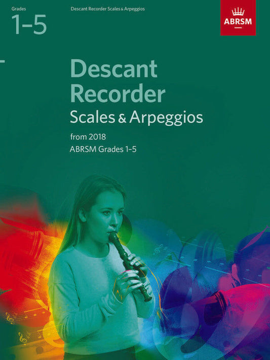 ABRSM Descant Recorder Scales & Arpeggios for Grades 1-5