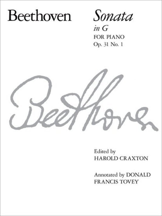 Beethoven Piano Sonata in G Op. 31 No. 1 - ABRSM Signature Series Edition
