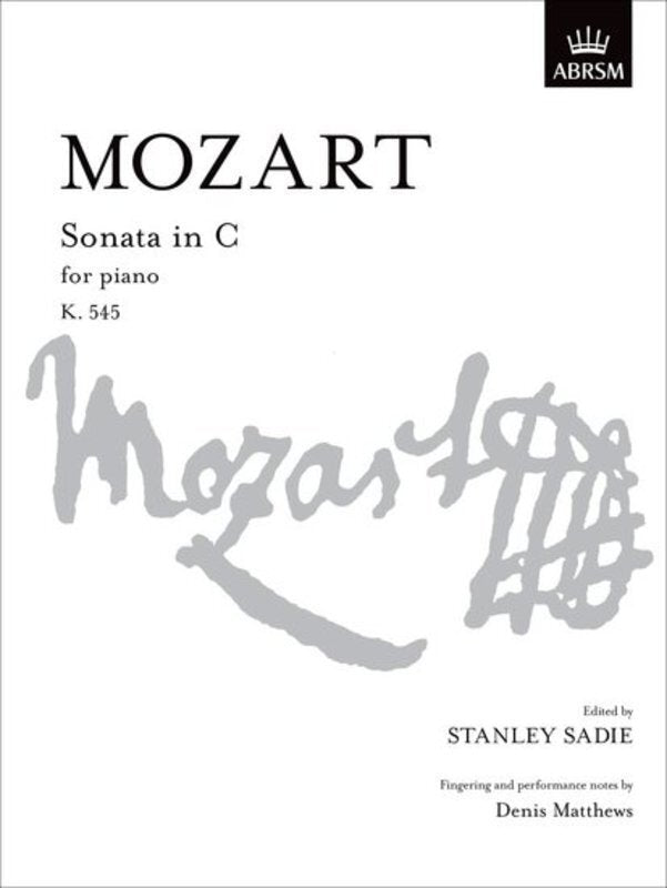 Mozart Sonata in C K 545 Piano Solo - ABRSM Signature Series, 16 Pages