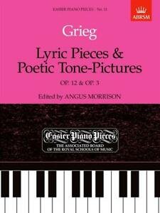 Grieg: Lyric Pieces Op. 12 / Poetic Tone Pictures Op. 3 — Piano (ABRSM)