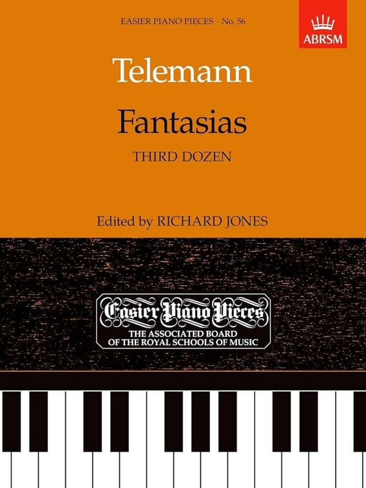 Telemann: Fantasias (Third Dozen) — Piano (ABRSM)