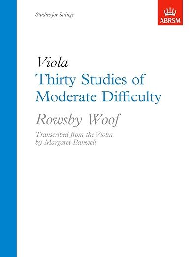 Thirty Studies of Moderate Difficulty for Viola by Margaret Banwell