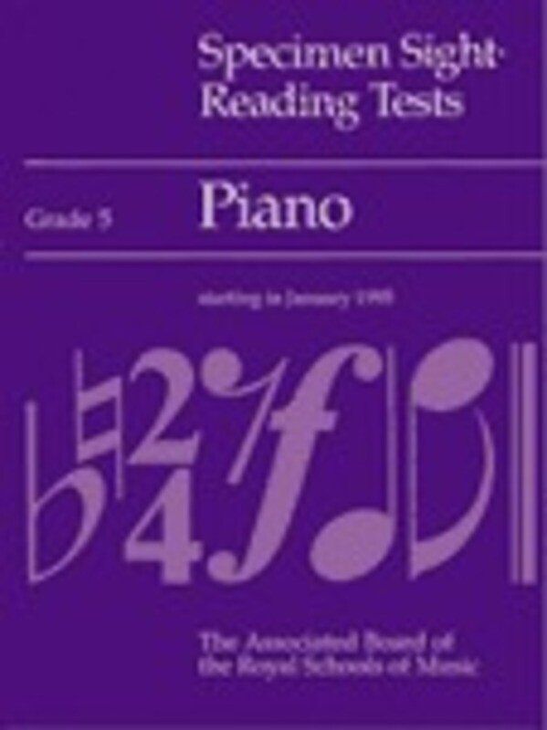 A B PNO Specimen Sight Reading Tests Grade 5 1994