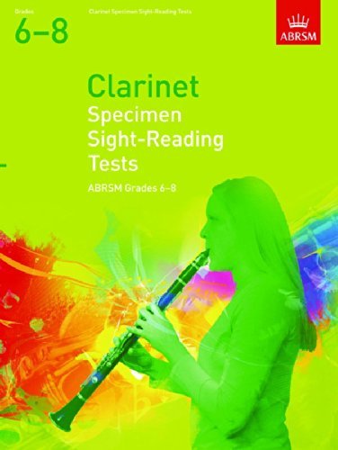 ABRSM Clarinet Specimen Sight-Reading Tests Grades 6–8 (ABRSM)