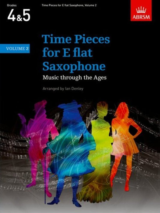 Time Pieces for E Flat Saxophone Volume 2, ABRSM, 44 Pages, Grades 1 to 5