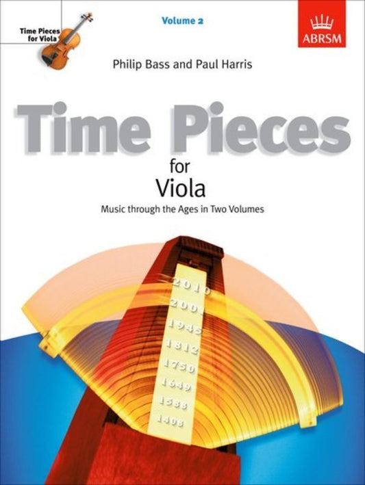 Time Pieces for Viola Volume 2, Arranged by Paul Harris & Philip Bass, ABRSM, 44 Pages