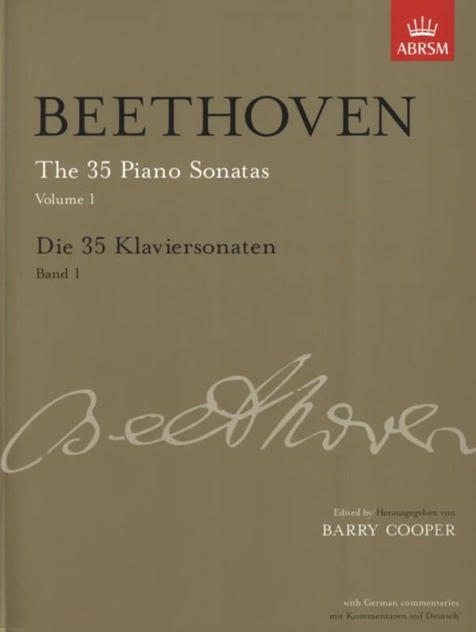 Beethoven: The 35 Piano Sonatas, Vol. 1 — German Edition (ABRSM)