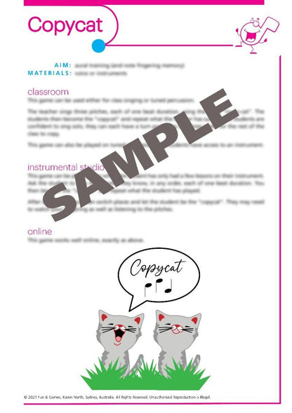 Fun & Games for Music Lessons 3rd Edition — view 2