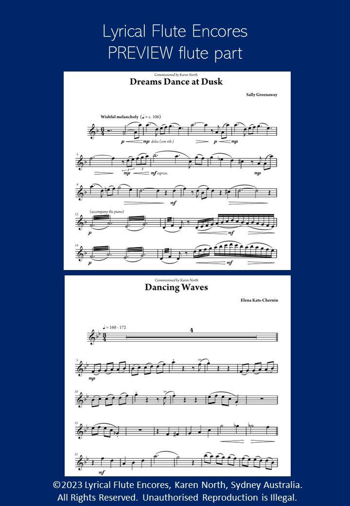 Lyrical Flute Encores for Flute/Piano Book - 18 Contemporary Works, 132 Pages, Allegro Publishing — view 2