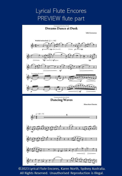 Lyrical Flute Encores for Flute/Piano Book - 18 Contemporary Works, 132 Pages, Allegro Publishing — view 2