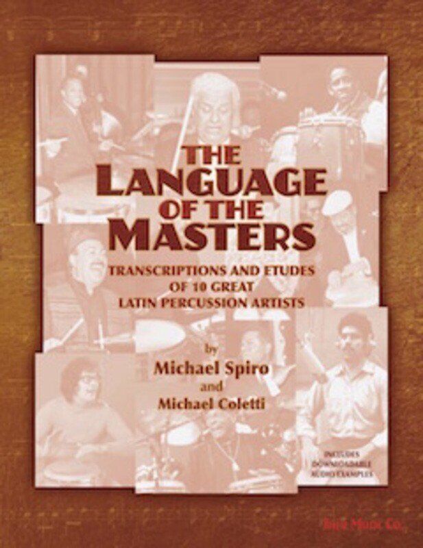 Language of the Masters Book by Sher Music Co. - Percussion Instruction with Transcriptions, Etudes, and Play-Along Tracks